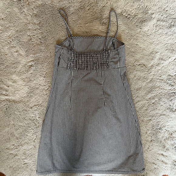GARAGE Black and White Plaid Dress Size XS - Picture 2 of 4